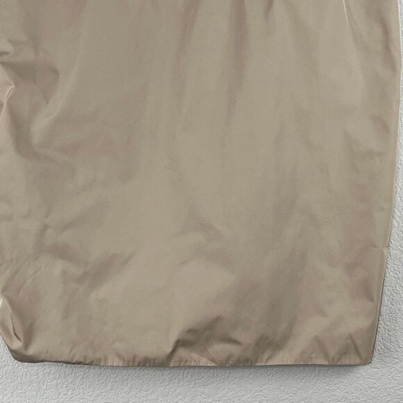 Yigal Azrouel Tan Asymmetric Ruched Side Back Elastic Waist Mini Skirt 6/Med - Picture 8 of 11